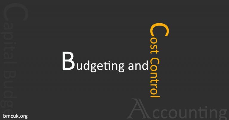 Eﬀective Budgeting and Cost Control